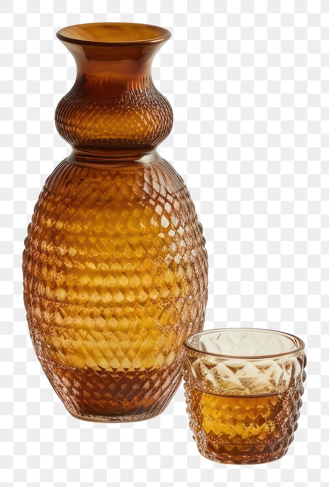 PNG Sake glass vase jar.