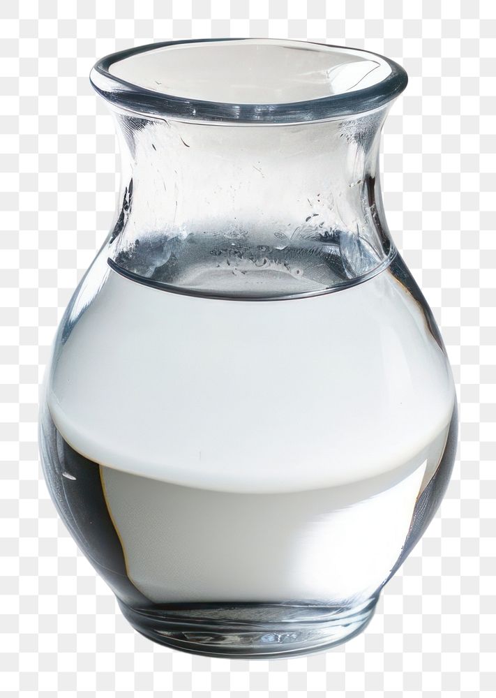 PNG Sake glass white vase.