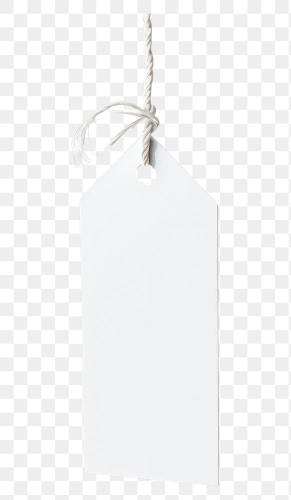 PNG Door hanger tag mockup paper accessories decoration.