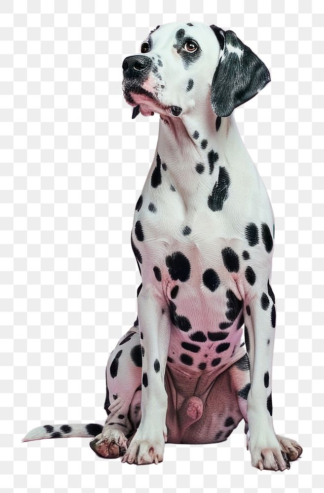 PNG Dalmatian dog animal mammal pet.