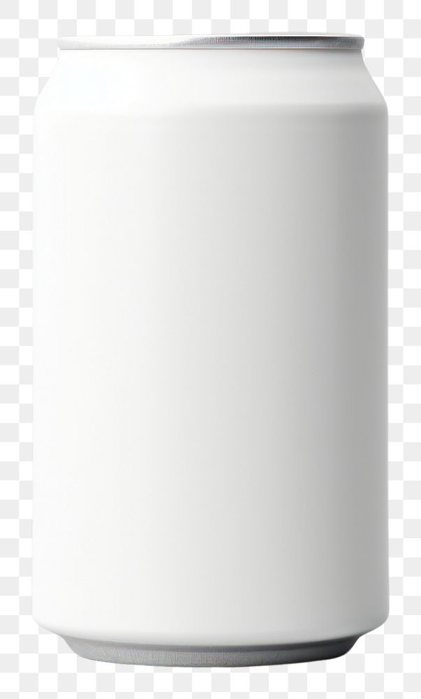 PNG  White Aluminum can mockup aluminum drink white background.