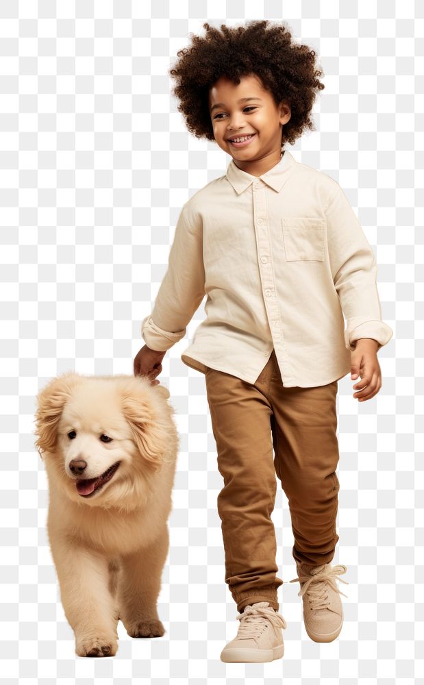 PNG Cream shirt and pant mockup pet footwear mammal.