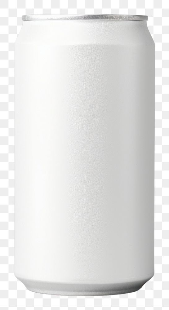 PNG  White Aluminum can mockup white background refreshment technology.