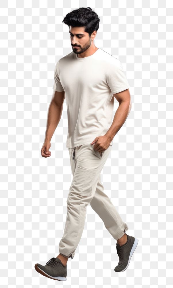 PNG South Asian t-shirt walking sleeve.