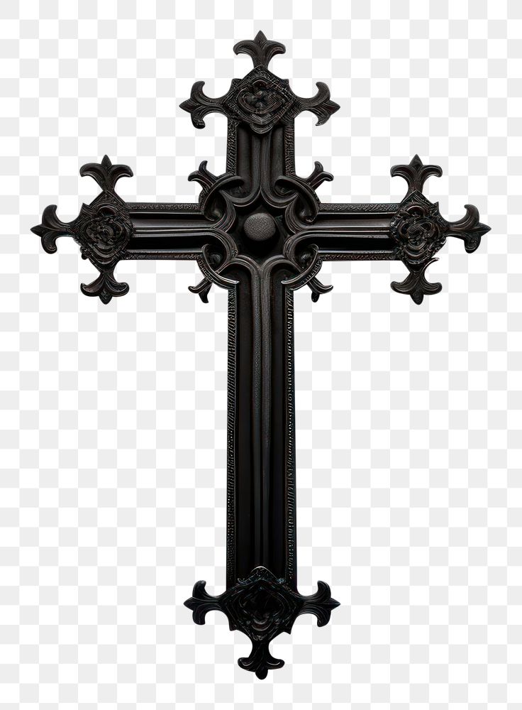 PNG Gothic crucifix symbol cross