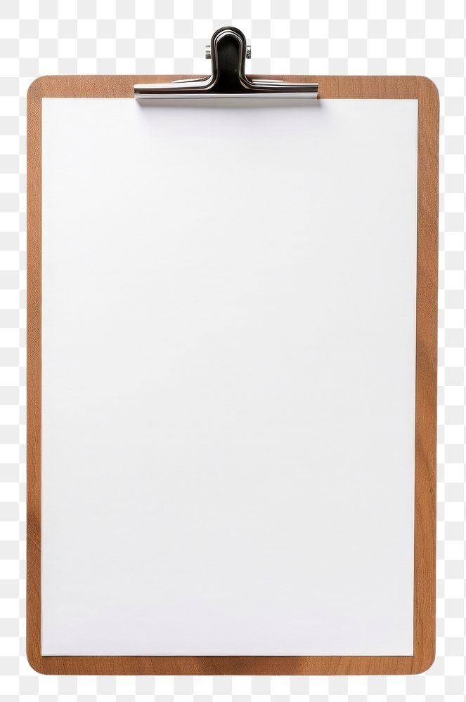 PNG Clipboard with white paper white background rectangle absence
