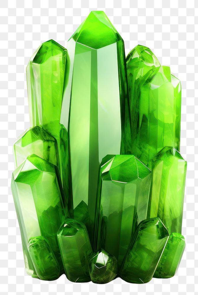 PNG Gemstone emerald jewelry crystal.