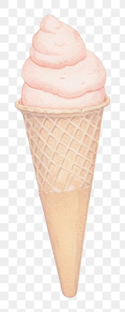 PNG  Ice cream dessert food cone.