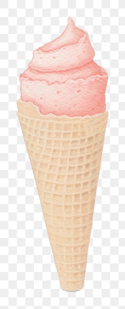 PNG  Ice cream dessert food cone.