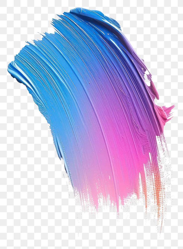 PNG Pastel gradient brush stroke purple paint white background.