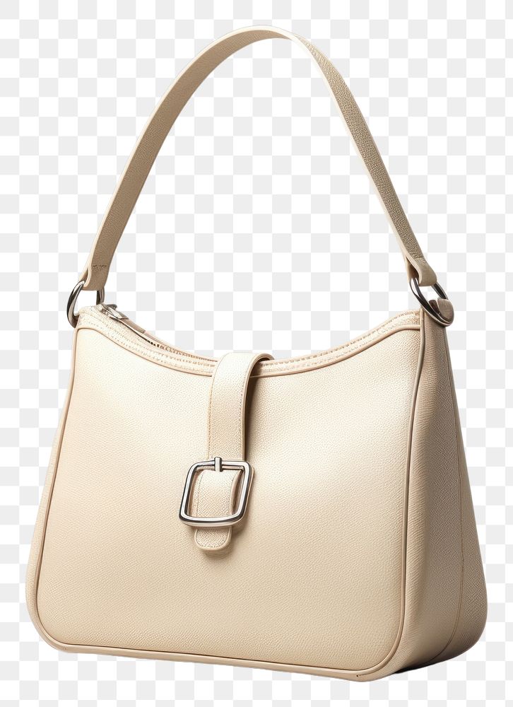 PNG Beige shoulder bag handbag purse accessories.