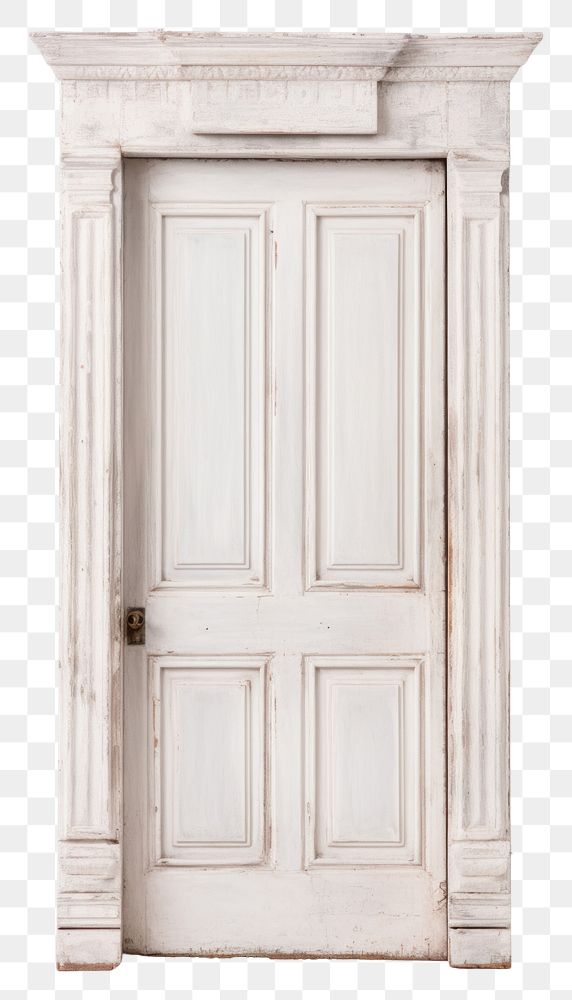 PNG A freestanding door cupboard wood white background