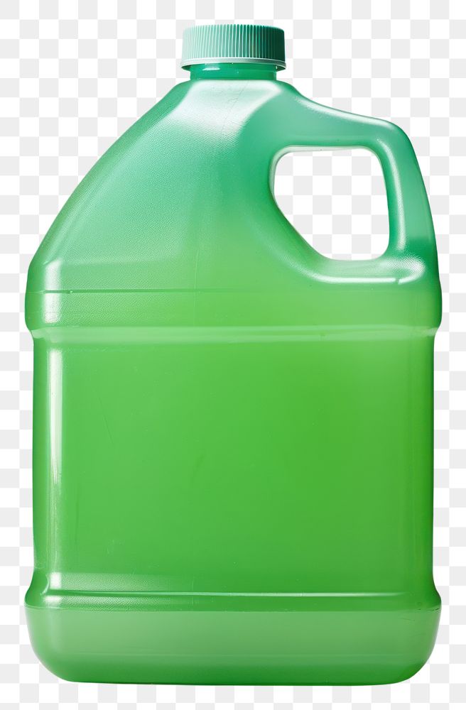 PNG A Green Dishwashing Detergent bottle green white background.