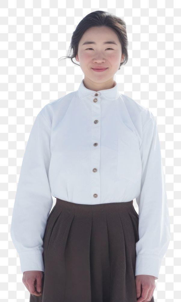 PNG Korean sleeve adult woman.