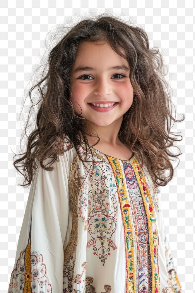 PNG Middle eastern girl cheerful portrait fashion.