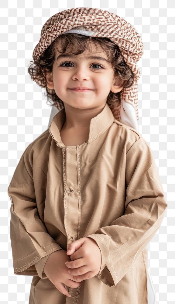 PNG Saudi Arabia boy portrait fashion photo.