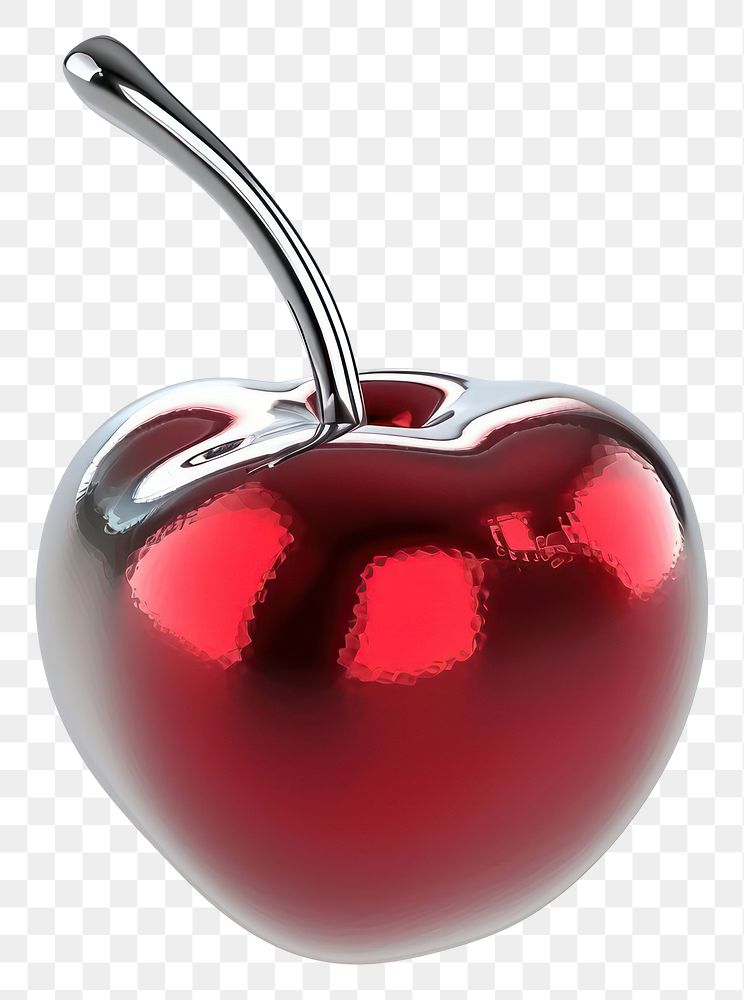 PNG Cherry icon fruit shiny plant.