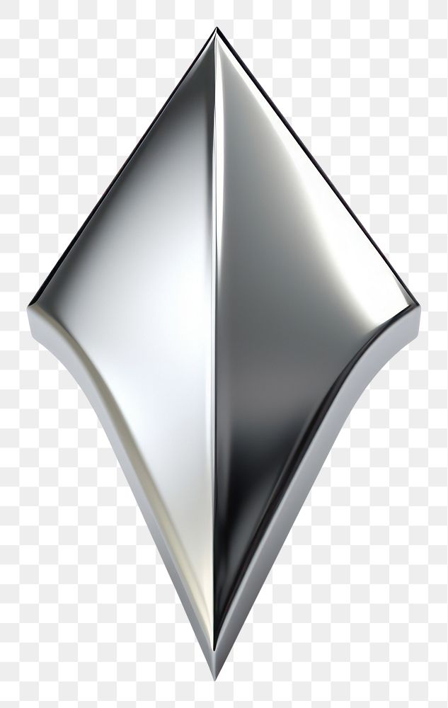 PNG Cursor icon chrome material silver jewelry shape.