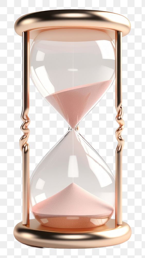 PNG Hourglass white background deadline research.