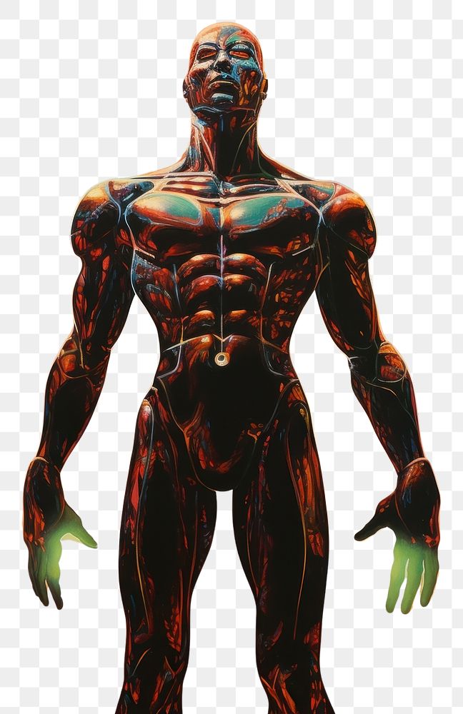 PNG A human body cell adult art bodybuilding.