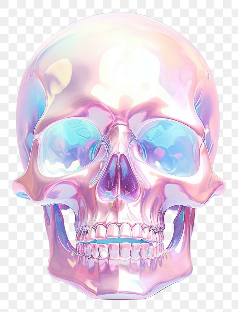 PNG A skull purple science anatomy.