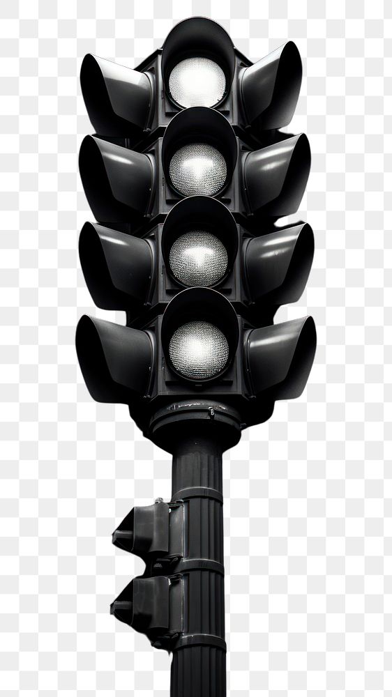 PNG  A traffic light black monochrome darkness.