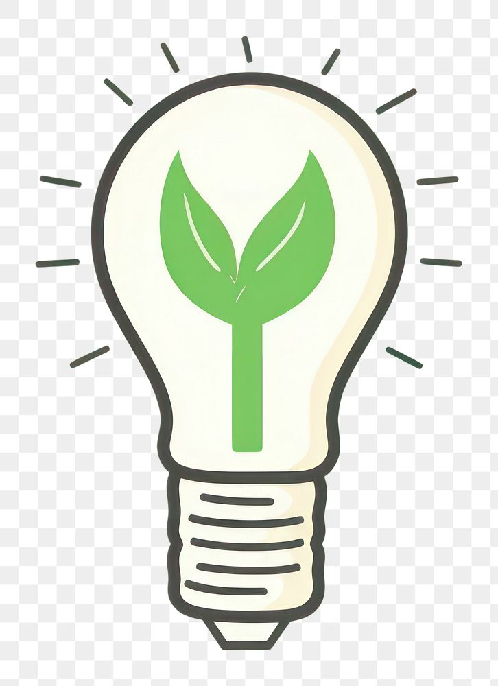 PNG  Hand holding light bulb with recycle icon lightbulb green electricity. AI generated Image by rawpixel.