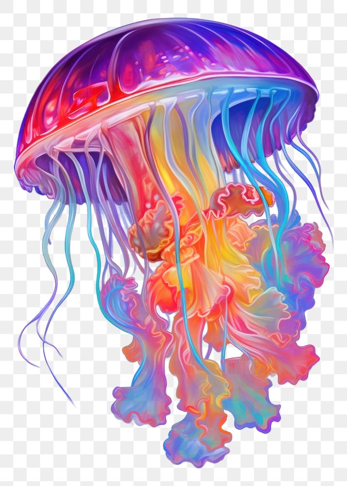 PNG A jellyfish invertebrate translucent creativity