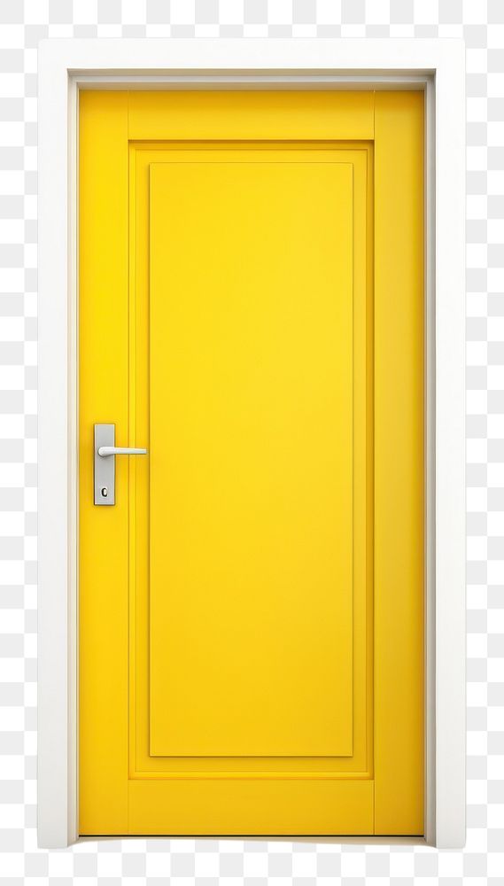 PNG Empty door open yellow white background architecture.