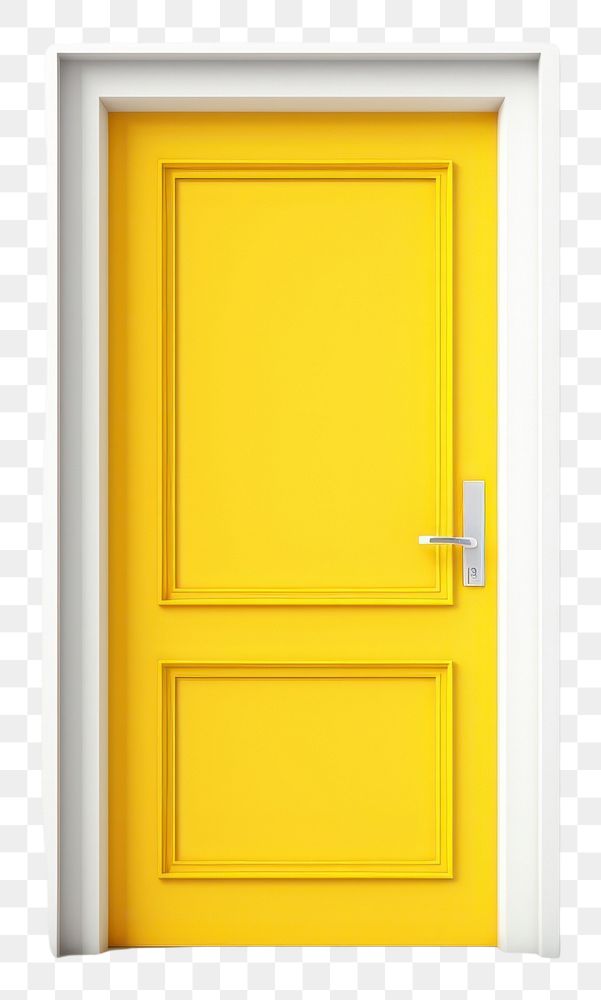 PNG Empty door open yellow white background architecture.