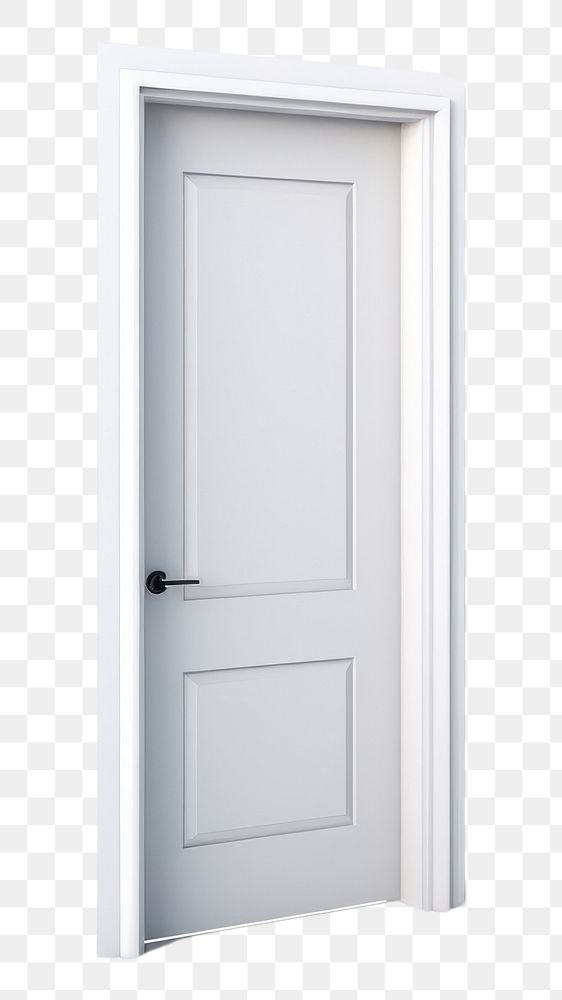PNG Opened empty door white white background architecture.