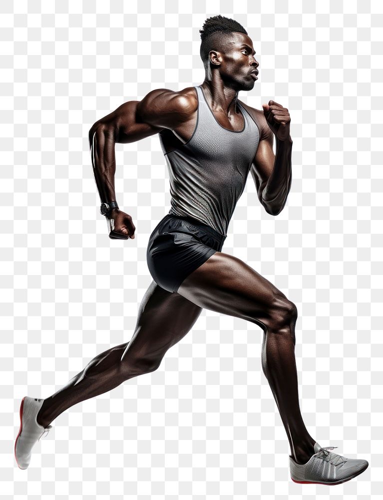 PNG Man athlete running adult white background determination.