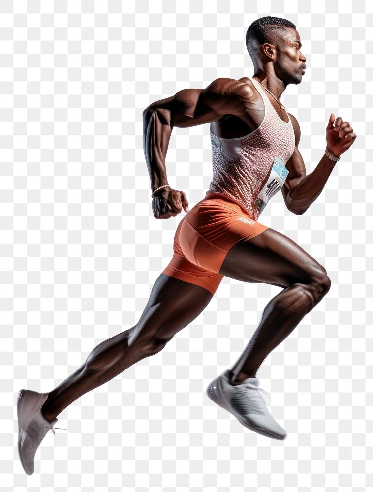 PNG Man athlete running footwear jogging adult.