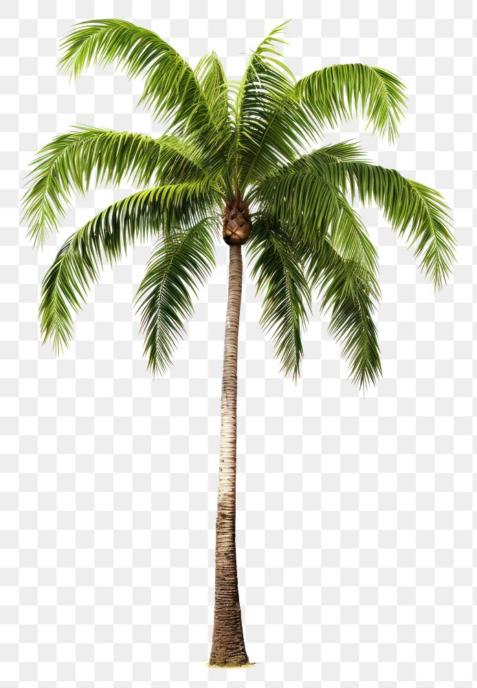 PNG Two palm tree tropics plant green.