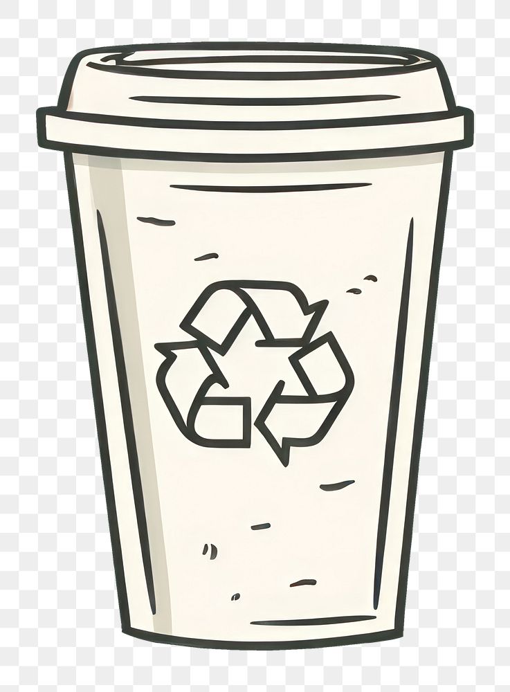 PNG  Recycle icon cup refreshment disposable. AI generated Image by rawpixel.