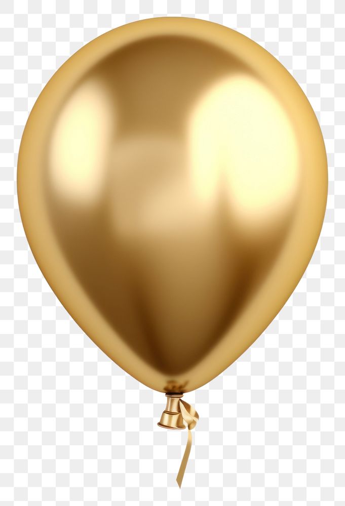 PNG Balloon jewelry gold white background.