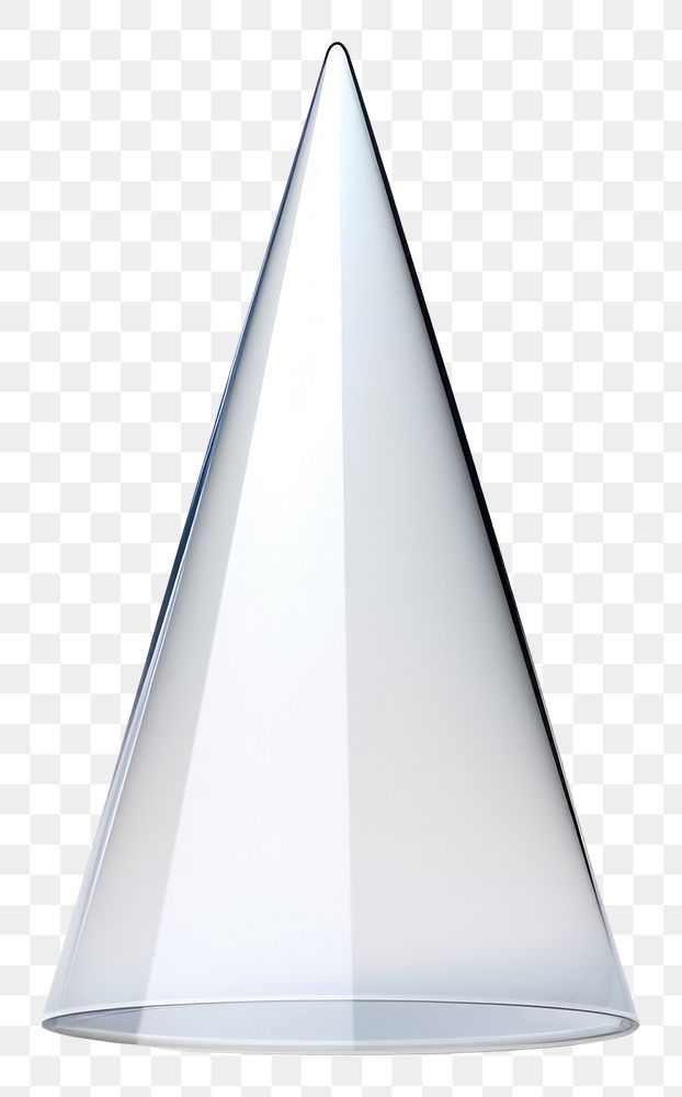 PNG Cone shape white background simplicity.
