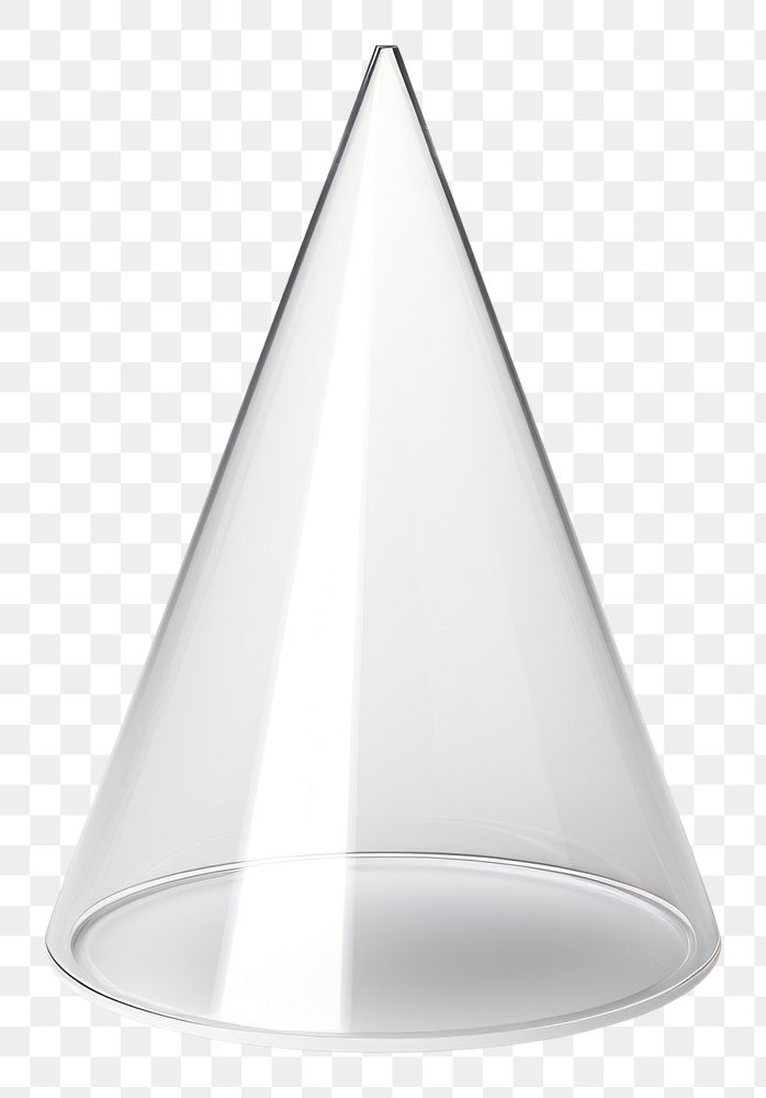 PNG Cone shape white background simplicity.