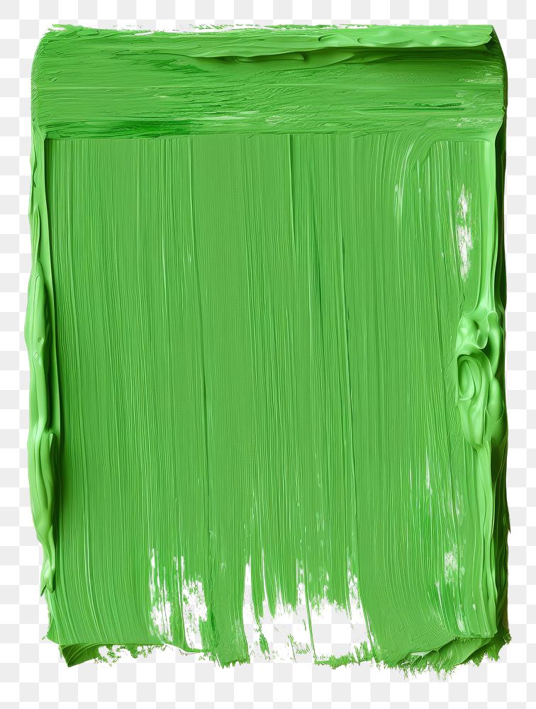 PNG Green flat paint brush stroke backgrounds rectangle white background.