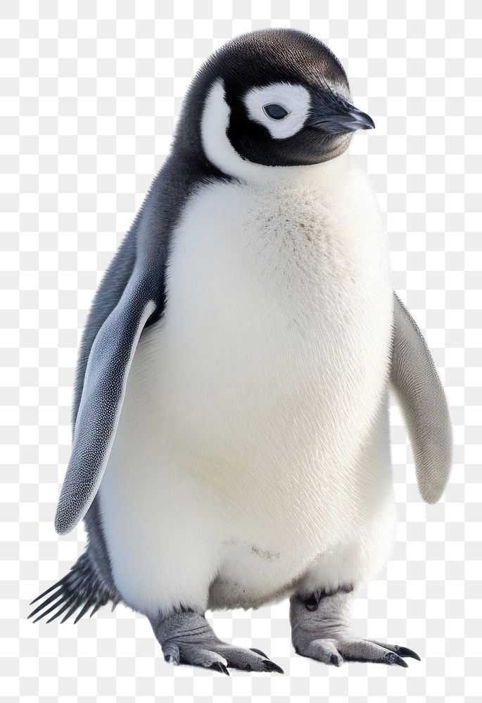PNG Baby penguin animal white bird. AI generated Image by rawpixel.