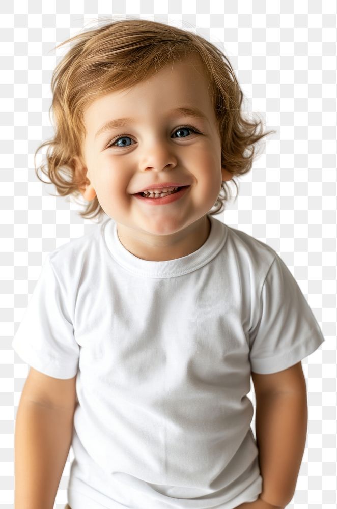 PNG Toddler shirt mockup portrait t-shirt.
