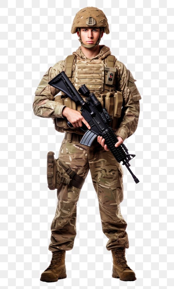 PNG United kingdom soldier military weapon adult.