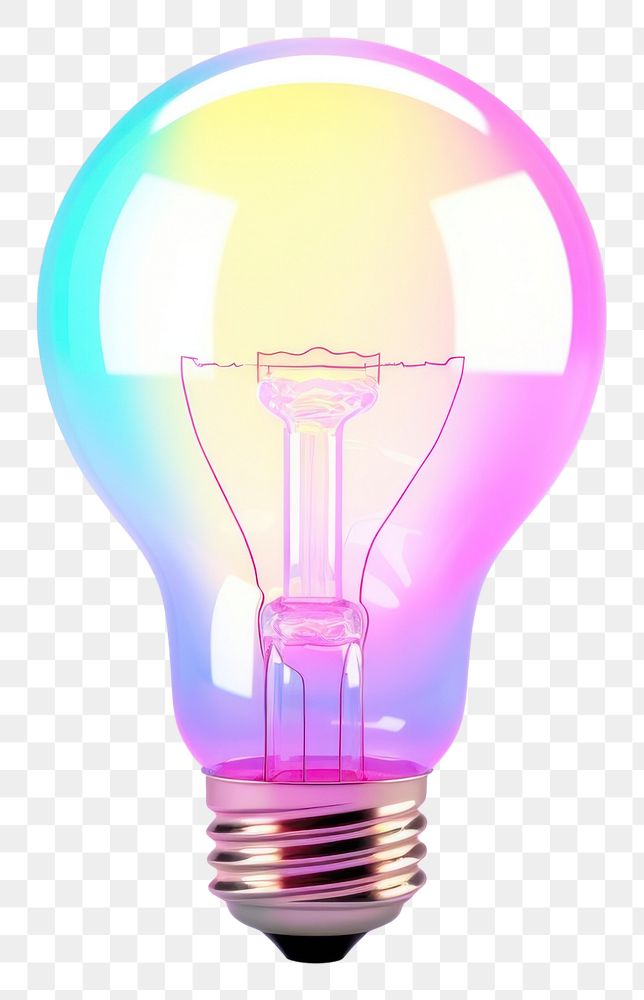 PNG Cute light bulb lightbulb illuminated electricity.