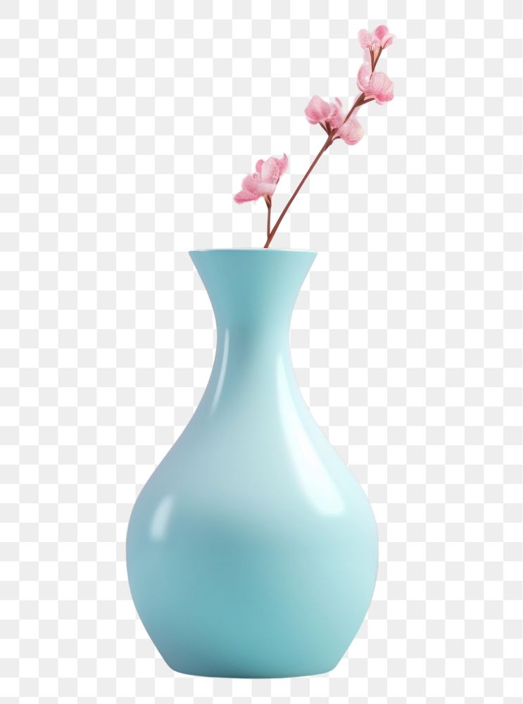 PNG Vase flower plant decoration.