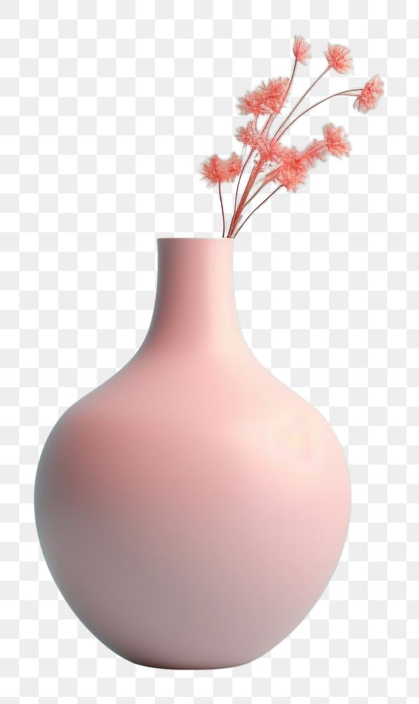 PNG Vase art decoration container.
