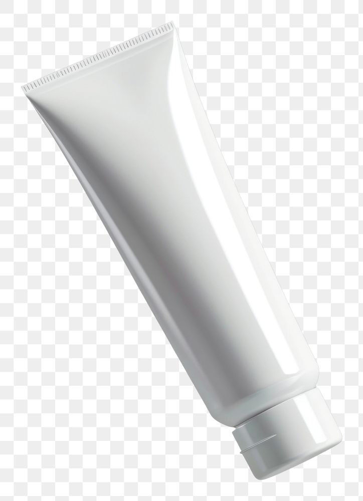 PNG Cosmetic tube mockup cosmetics bottle gray background.