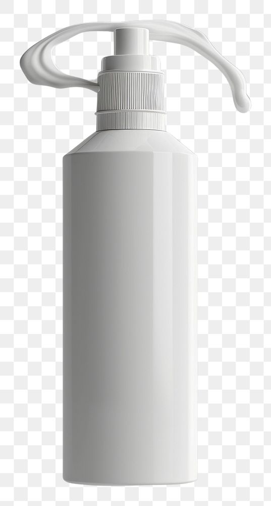 PNG Body lotion mockup bottle gray tin.