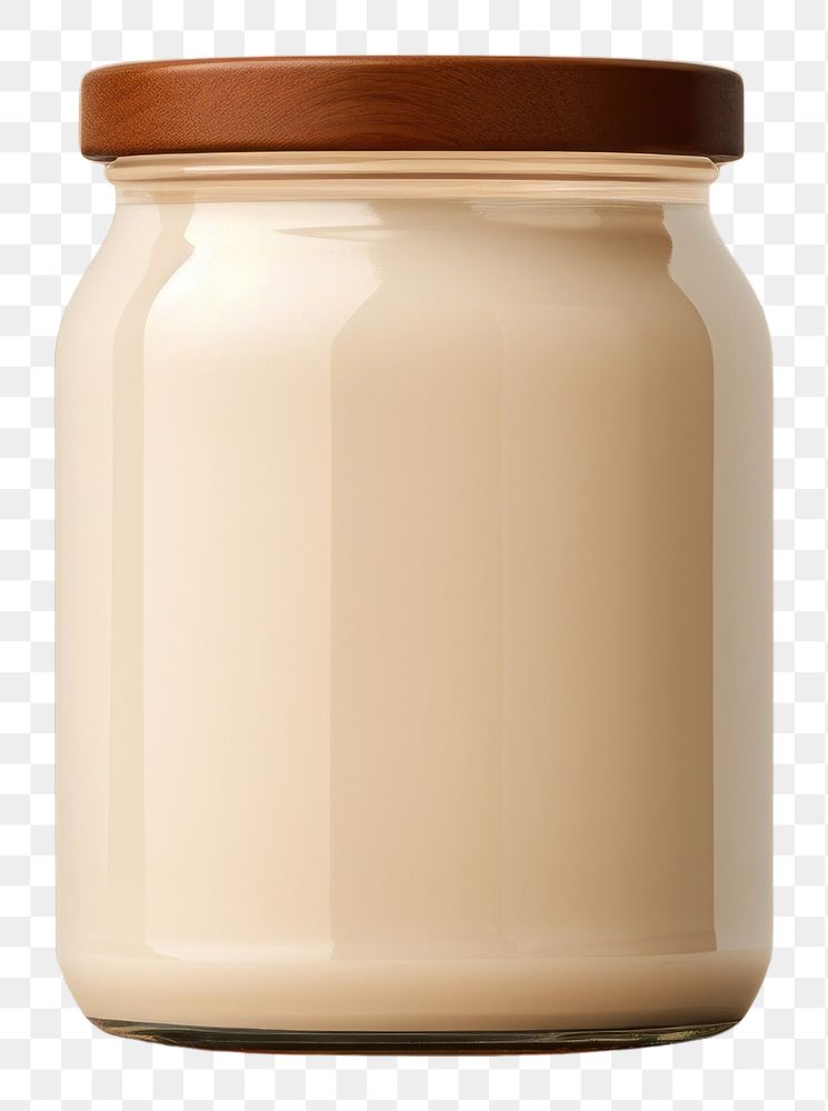 PNG Jar whit label mockup lighting dairy milk.