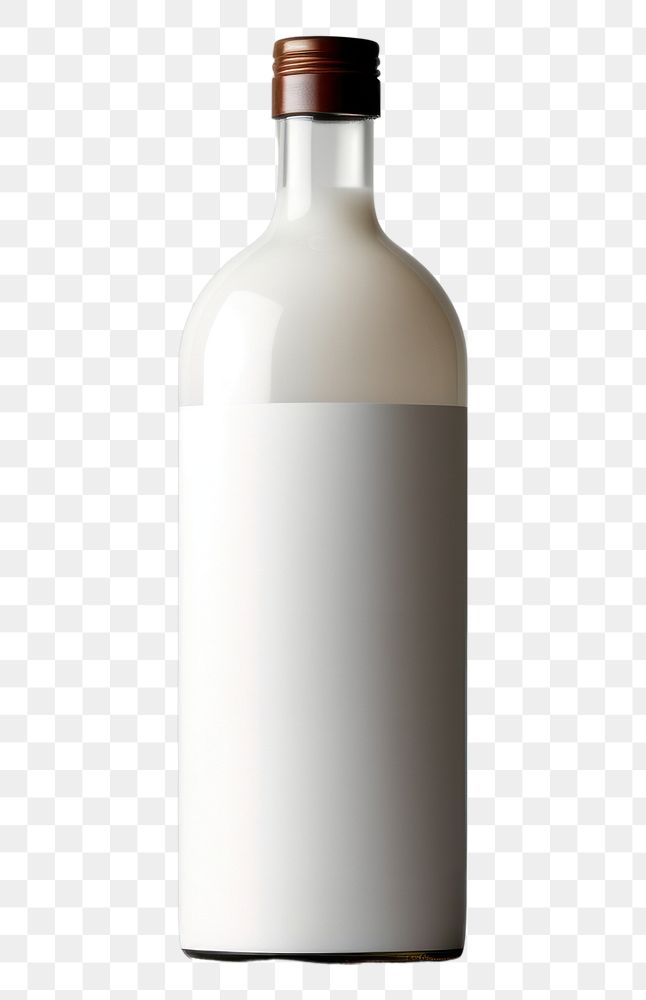 PNG Bottle label mockup lighting glass drink.