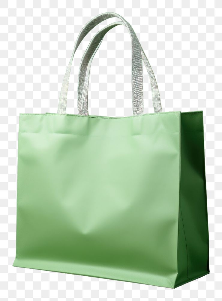 PNG Bag mockup handbag green green background.